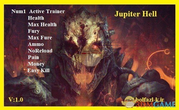 《木星地狱》v1.0九项修改器[Abolfazl]