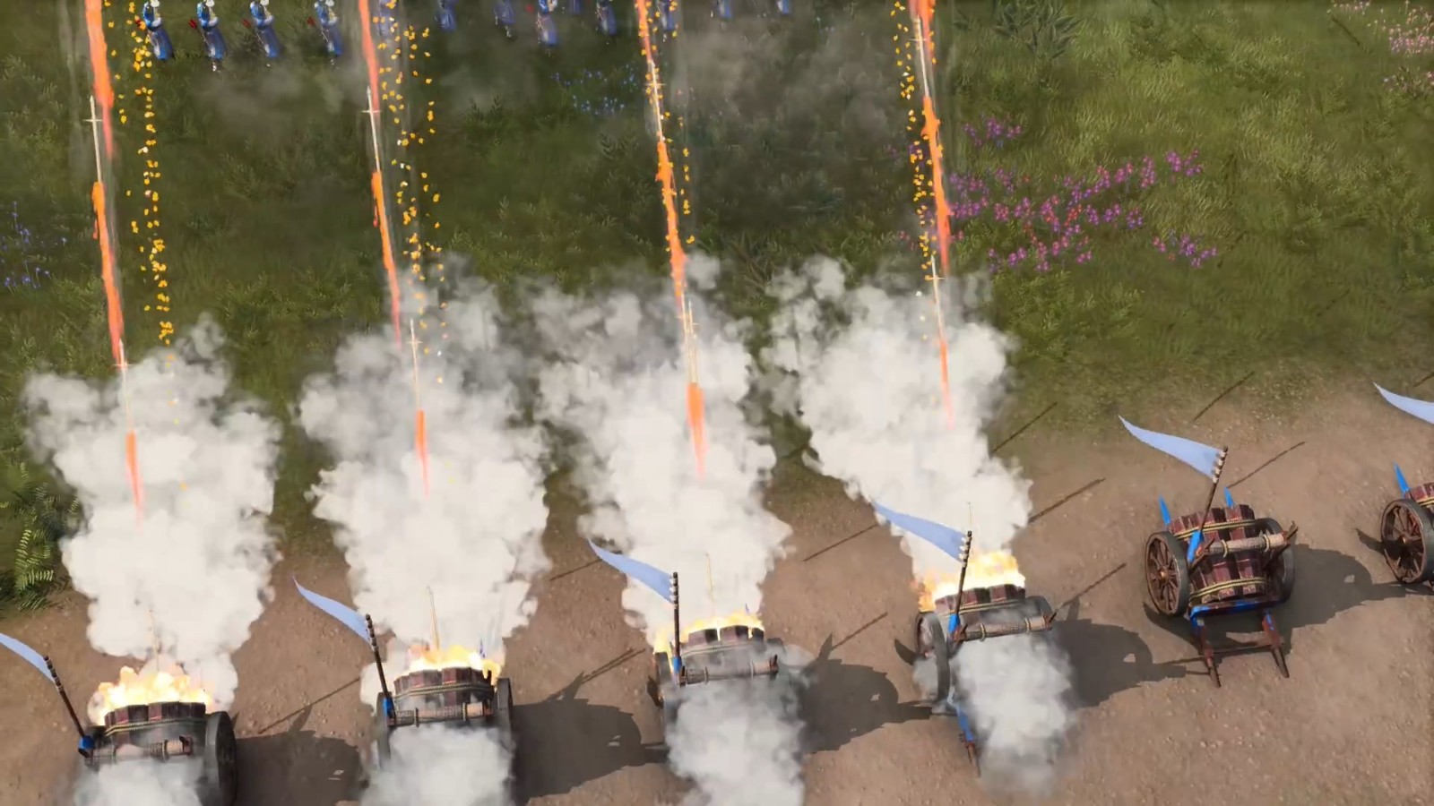 《帝国时代4》战争武器宣传片：“一窝蜂火箭”