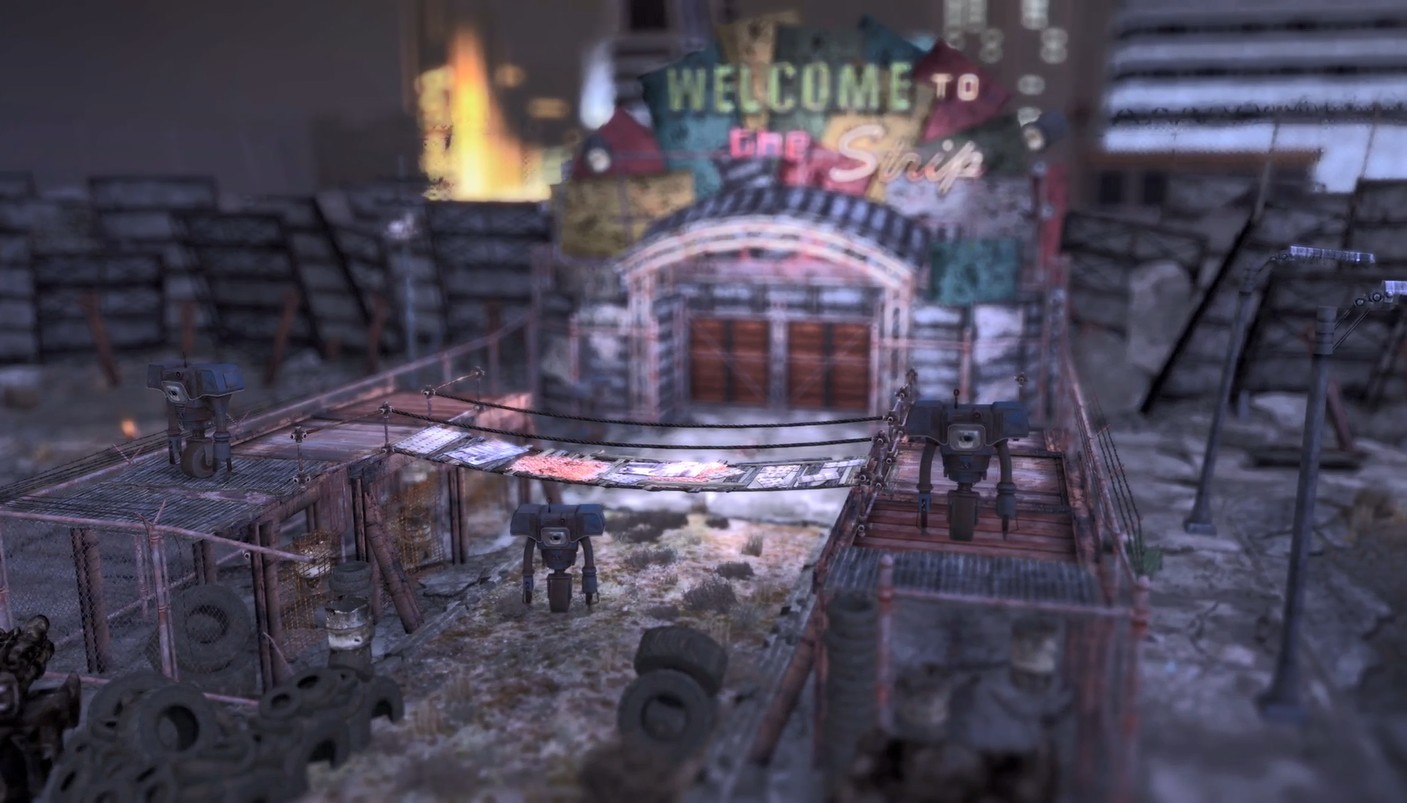 《Wallpaper Engine》辐射新维加斯移轴摄影动态壁纸