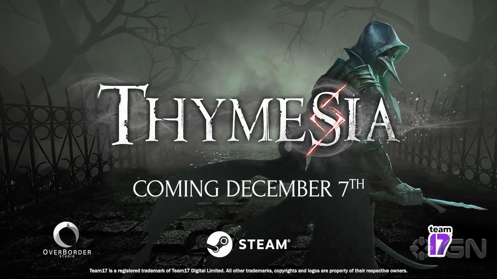 类魂游戏《Thymesia：记忆边境》发售预告片 12月7日正式发售