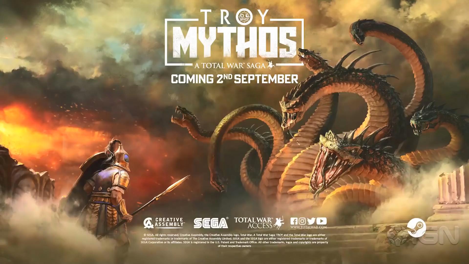 《全面战争传奇：特洛伊》DLC“Mythos”宣传片 巨大神话生物登场