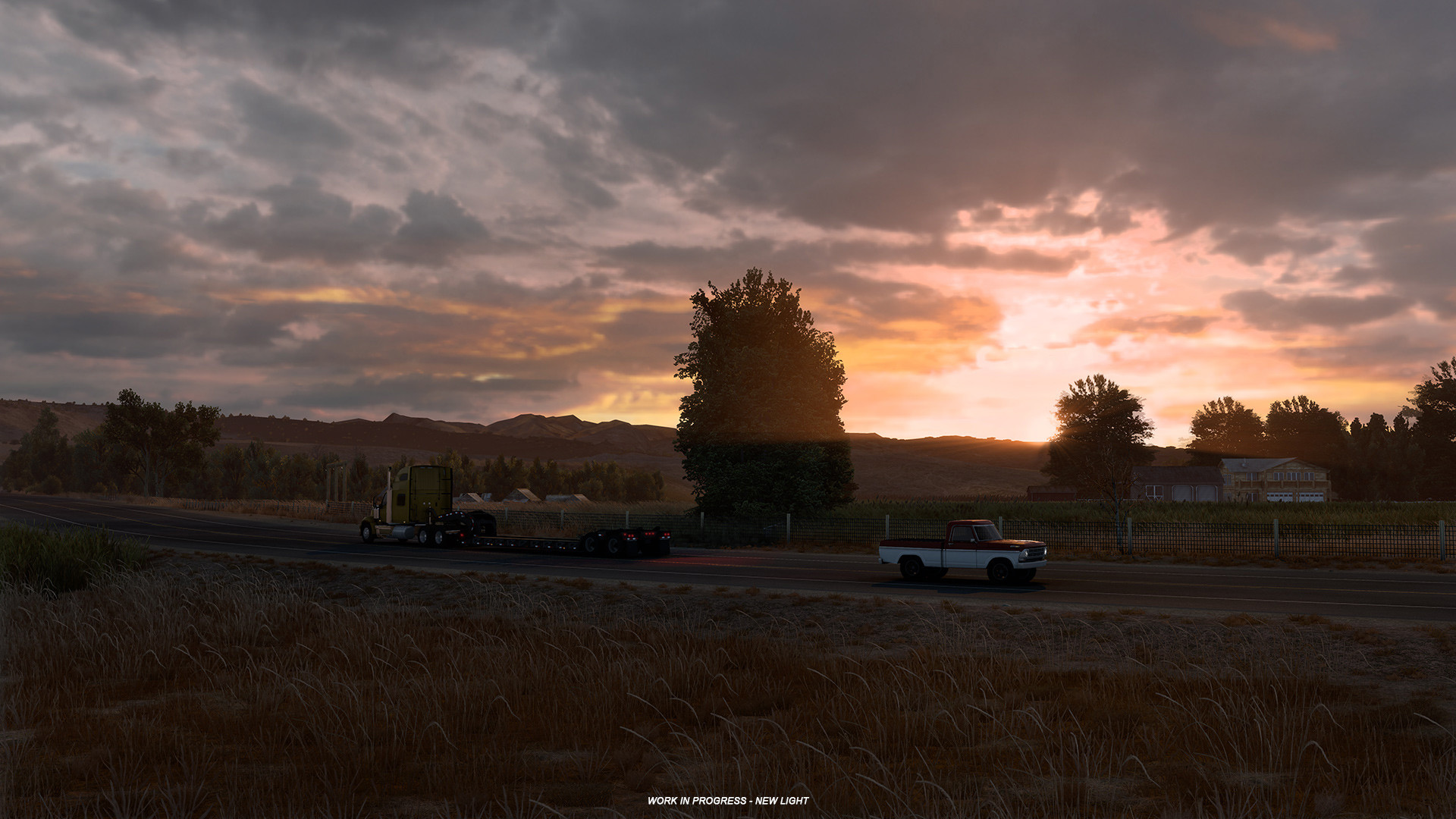 《美国卡车模拟》新DLC怀俄明预告上线 9月7日正式解锁