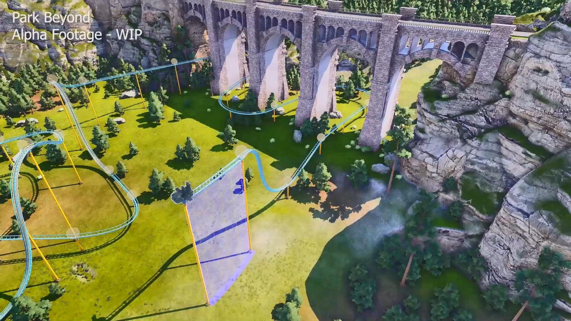 万代南梦宫新作《Park Beyond》实机试玩视频 模拟过山车建造