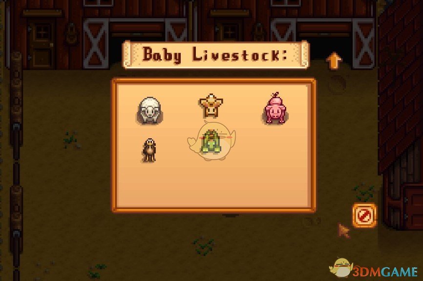 《星露谷物语》农场快捷购买动物MOD