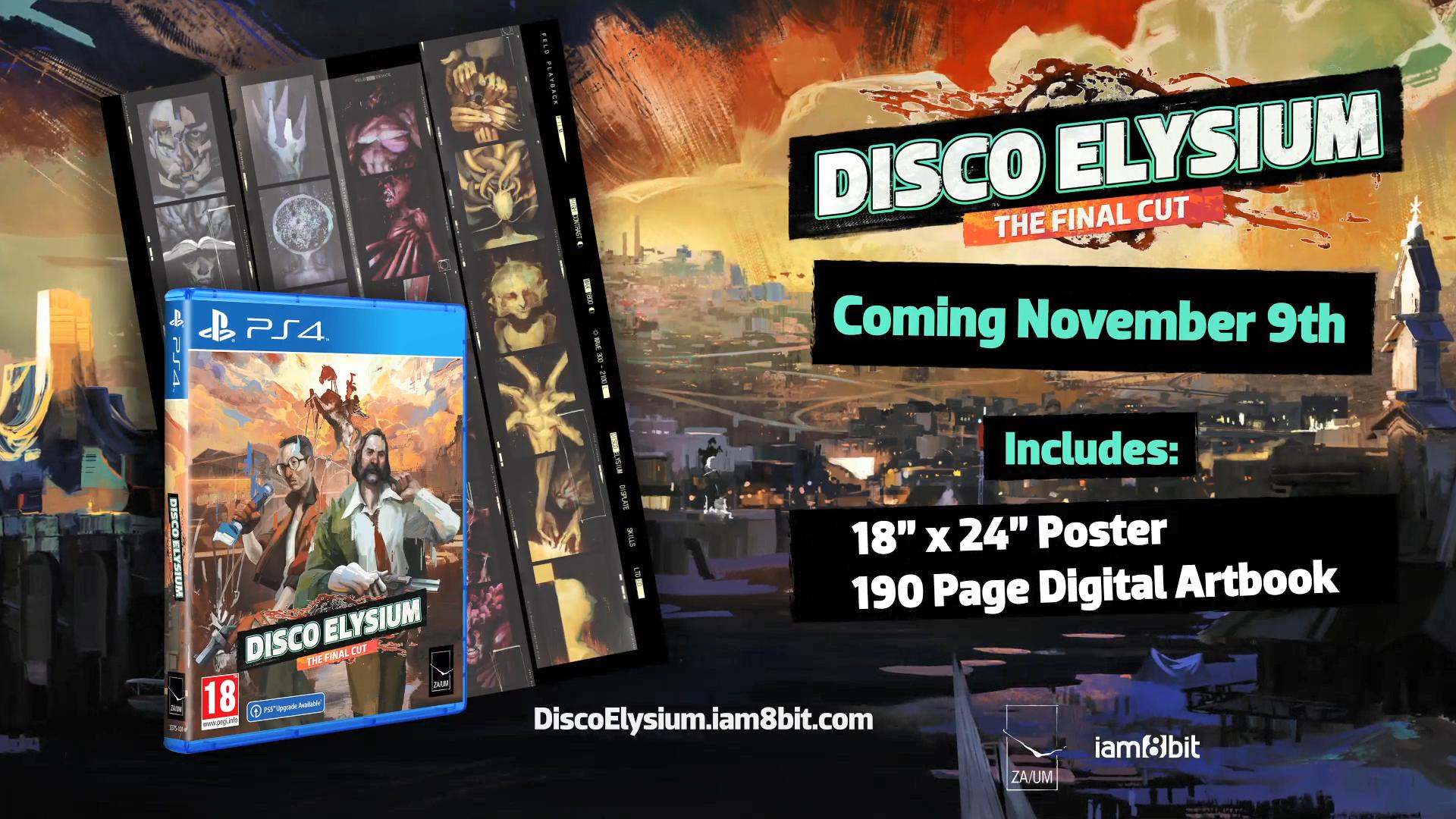 《极乐迪斯科：最终剪辑版》推出实体典藏版 11月9日发售