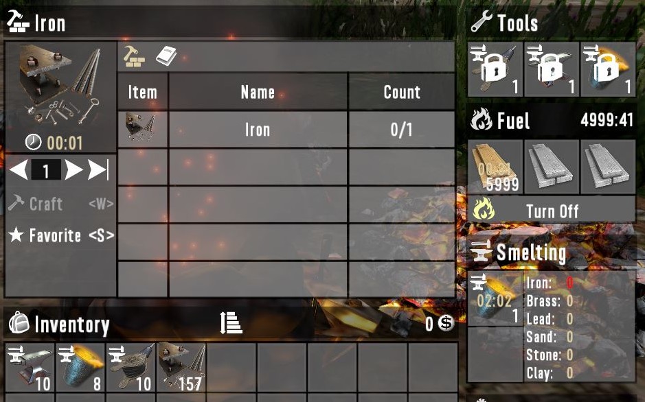 《七日杀》铁砧，熔炉和风箱可堆叠MOD