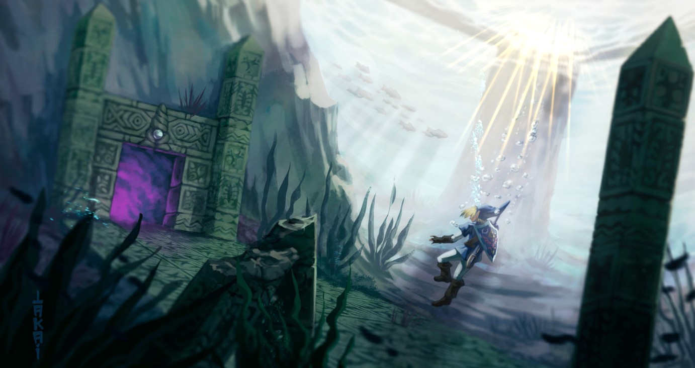 《Wallpaper Engine》塞尔达时之笛水神庙动态壁纸