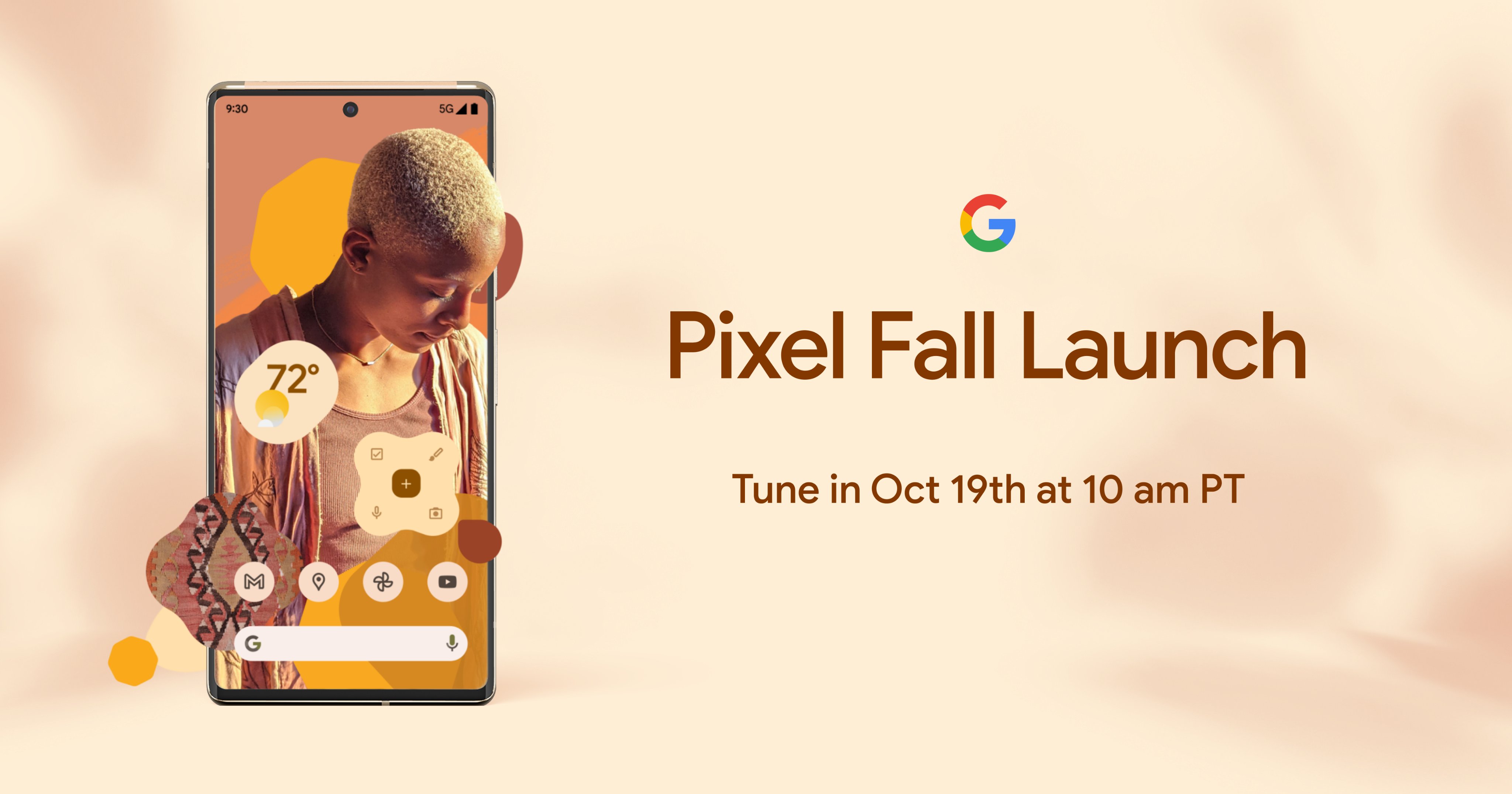谷歌智能手机Pixel 6将于10月20日正式发表