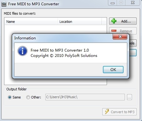 Free MIDI to MP3 Converter最新版