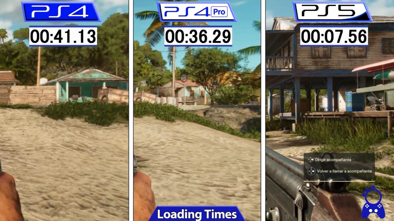 《孤岛惊魂6》PS4、PS4 Pro、PS5画质对比 帧数稳定