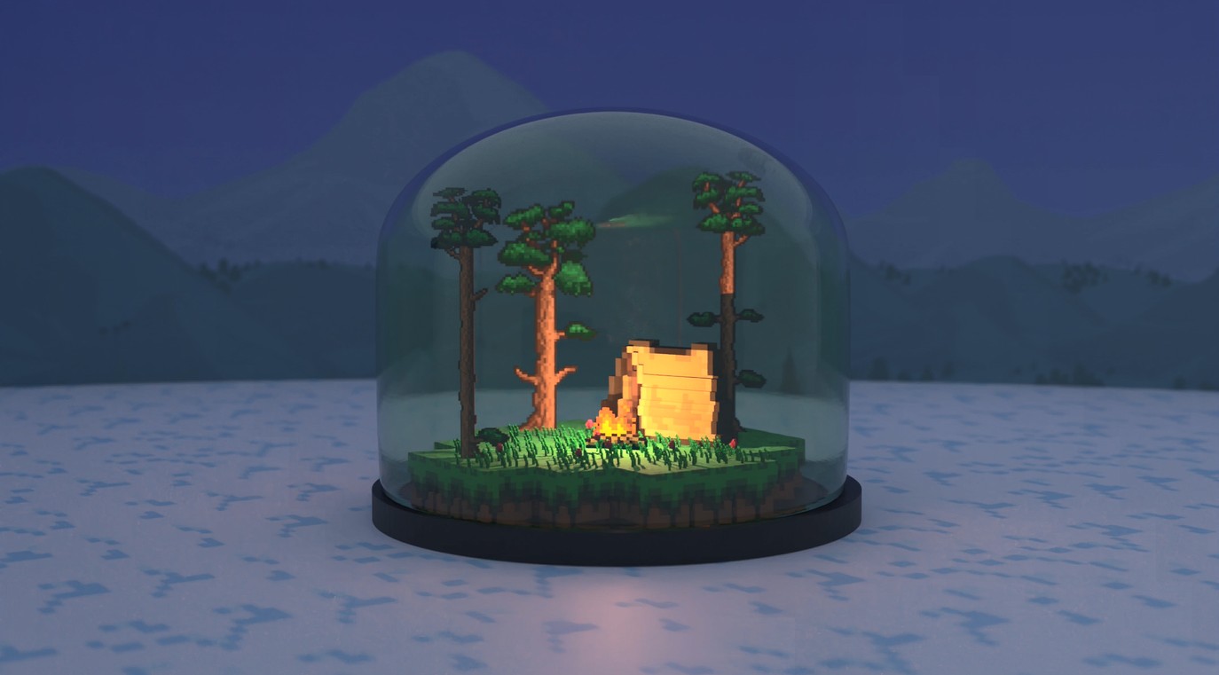 《Wallpaper Engine》玻璃罩Terraria小场景动态壁纸