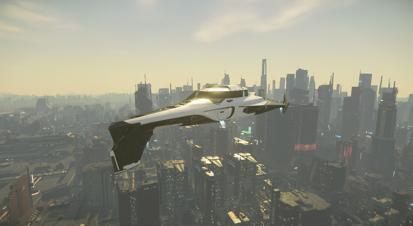 《Wallpaper Engine》星际公民400i飞船和ArcCorp星区动态壁纸