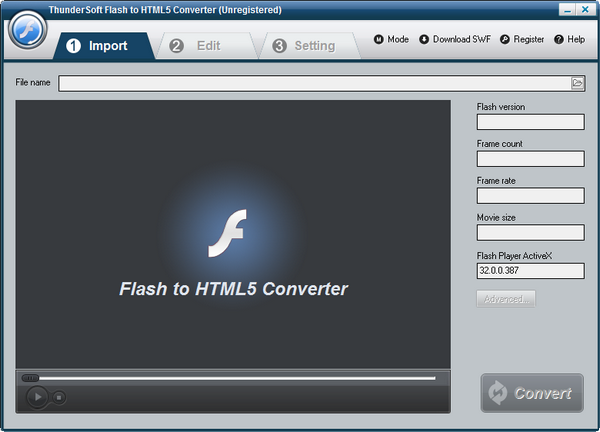 ThunderSoft Flash to HTML5 Converter最新版