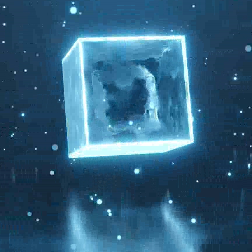 《Wallpaper Engine》蓝色冰方块动态壁纸