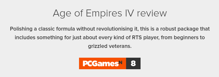 《帝国时代4》IGN 8分：玩法经典 画面一般 战役宏大