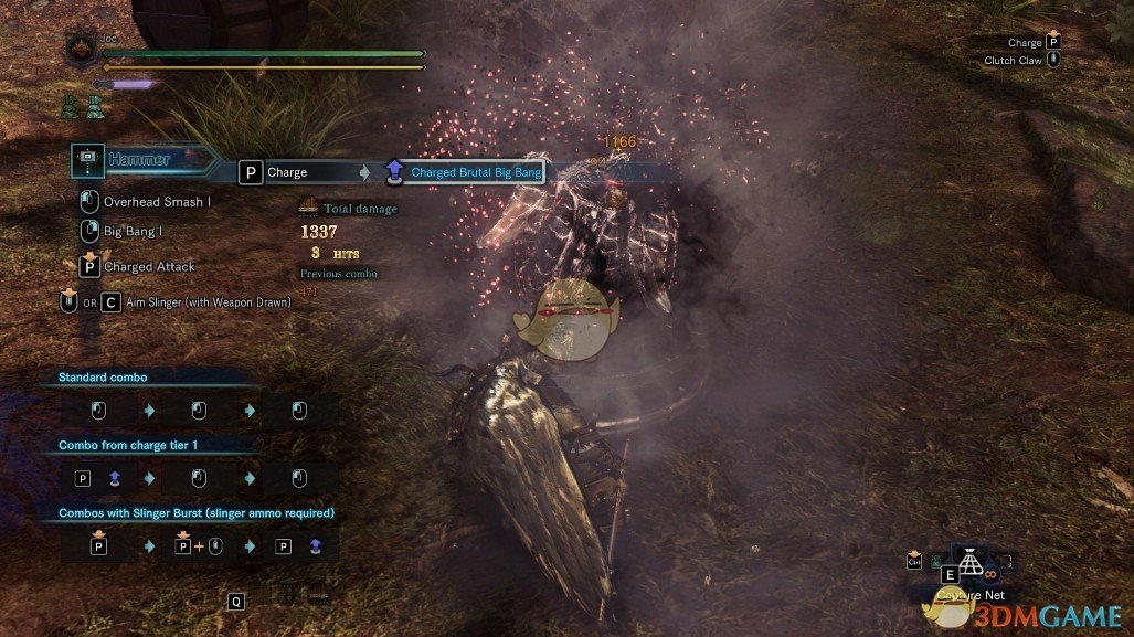 《怪物猎人：世界》锤子招式增强MOD