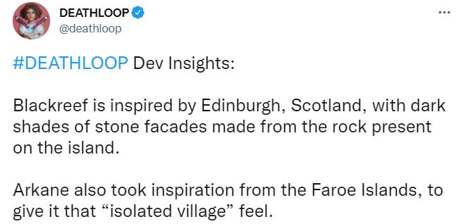 《死亡循环》游戏场景源自现实 参考了苏格兰爱丁堡