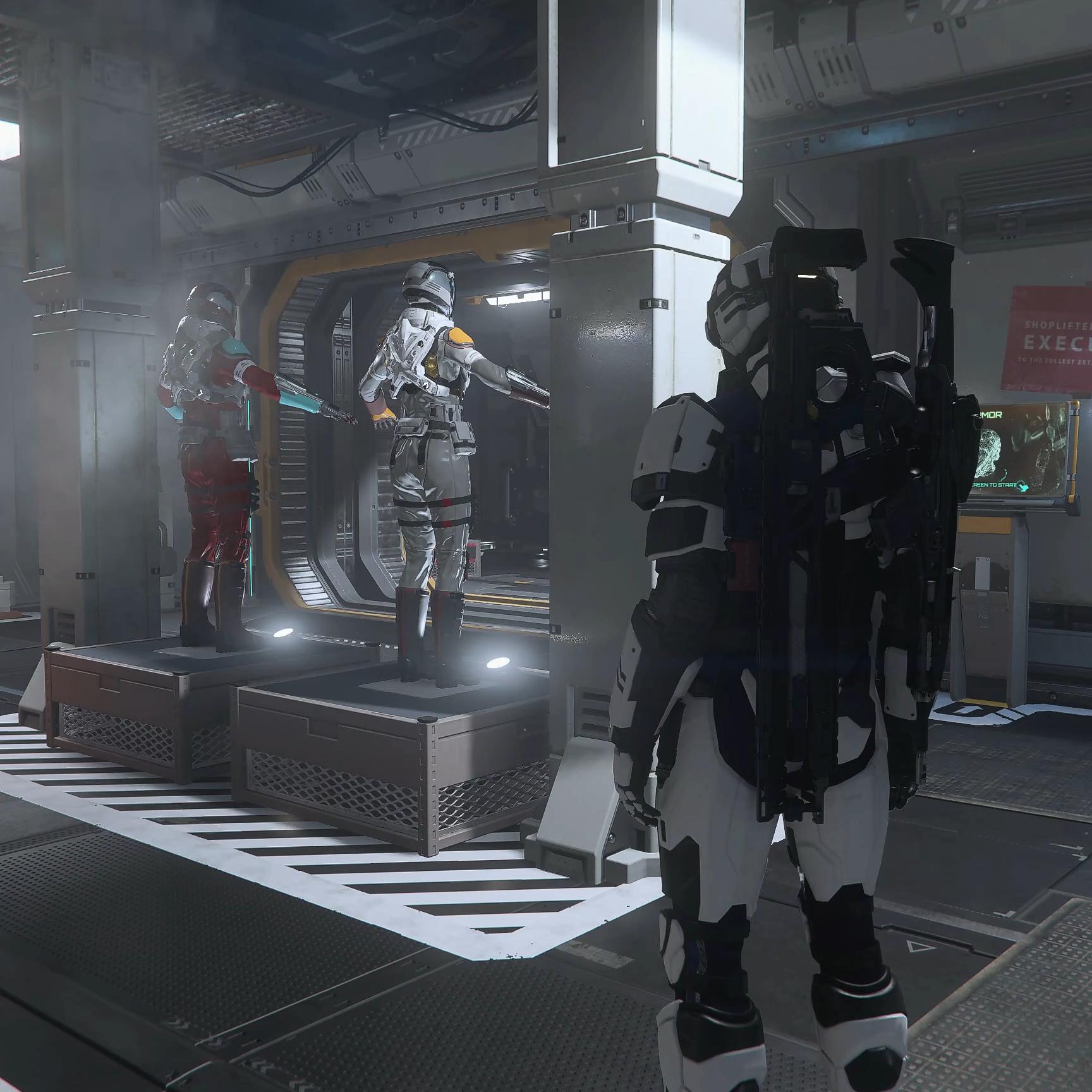 《Wallpaper Engine》星际公民拜基尼太空站护甲店3D动态壁纸