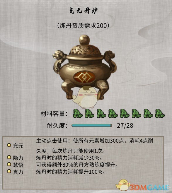 《鬼谷八荒》简单炼丹MOD