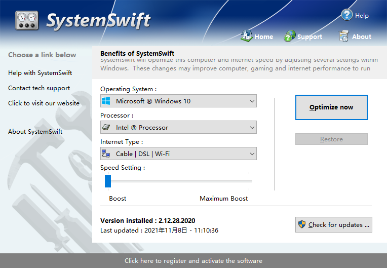 systemswift2.12电脑优化