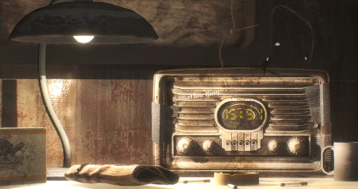 《Wallpaper Engine》辐射4老旧收音机记时动态壁纸
