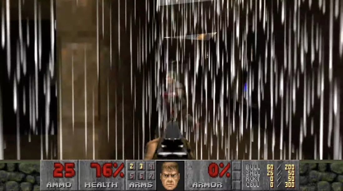 模组作者为Doom添加雨天模组嘲讽《GTA三部曲决定版》