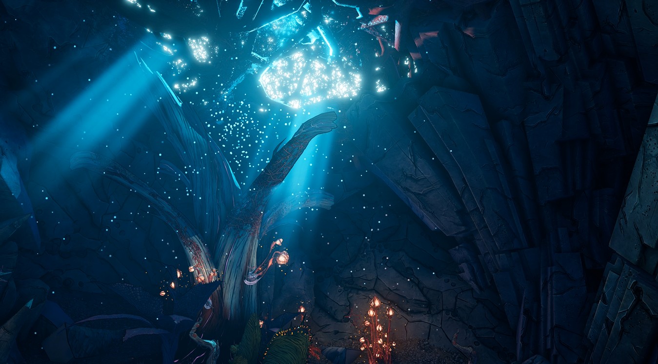 《Wallpaper Engine》无主之地3墓园之星洞穴游戏场景动态壁纸