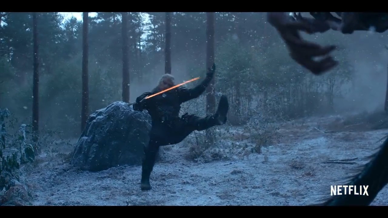 《巫师》第二季新视频 白狼使用法术大战魔物