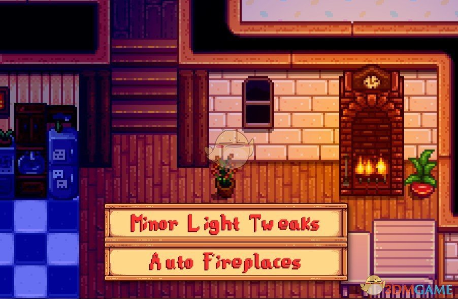 《星露谷物语》灯光效果与自动壁炉MOD