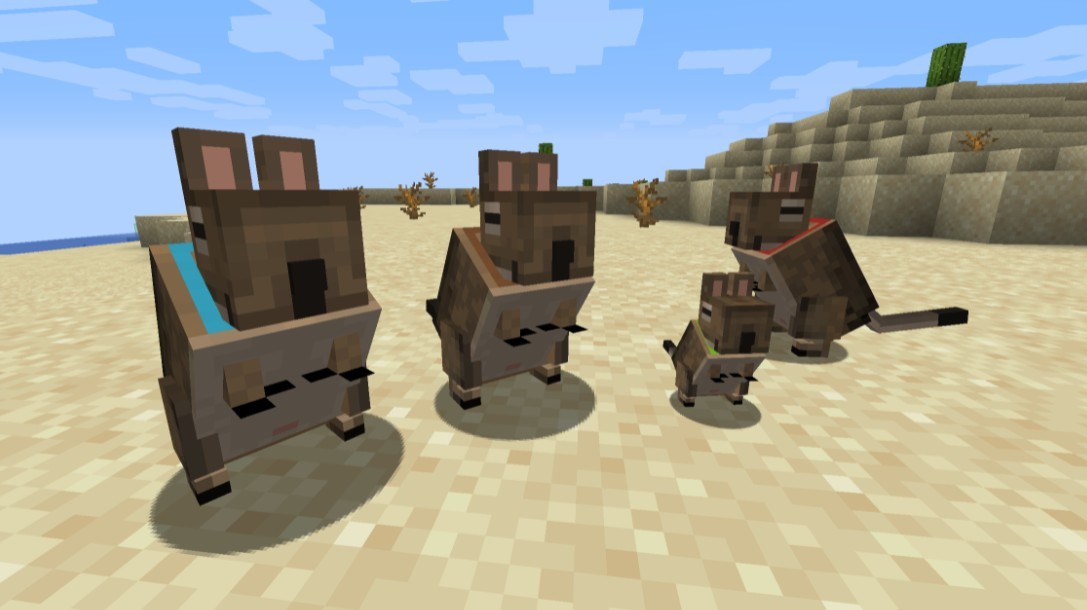 《我的世界》1.17.1八齿鼠MOD