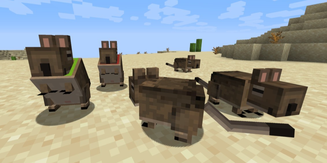 《我的世界》1.17.1八齿鼠MOD