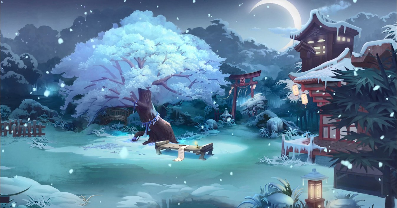 《Wallpaper Engine》阴阳师朔光庭院动态壁纸