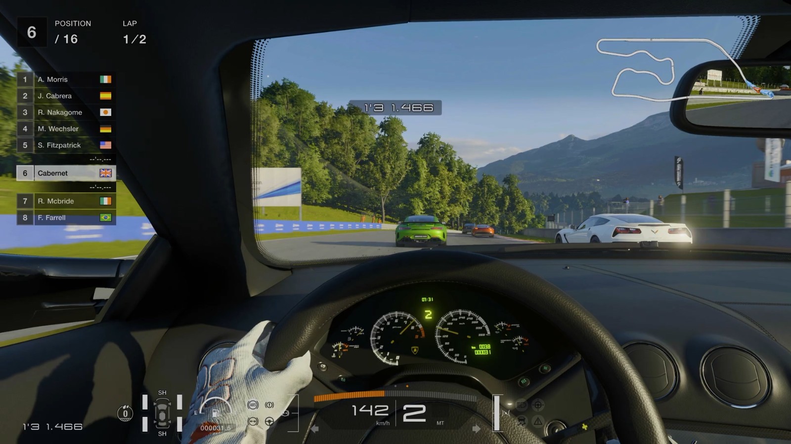 《GT赛车7》新实机演示视频 深邃森林赛道经典回归