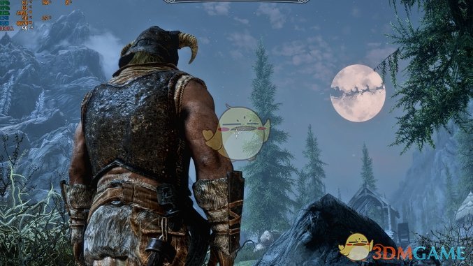 《上古卷轴5：天际》圣诞老人月亮模型MOD