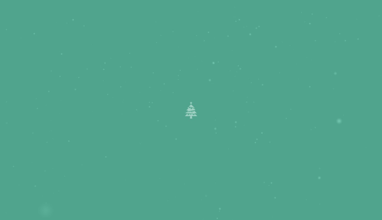 《Wallpaper Engine》迷你圣诞树落雪动态壁纸