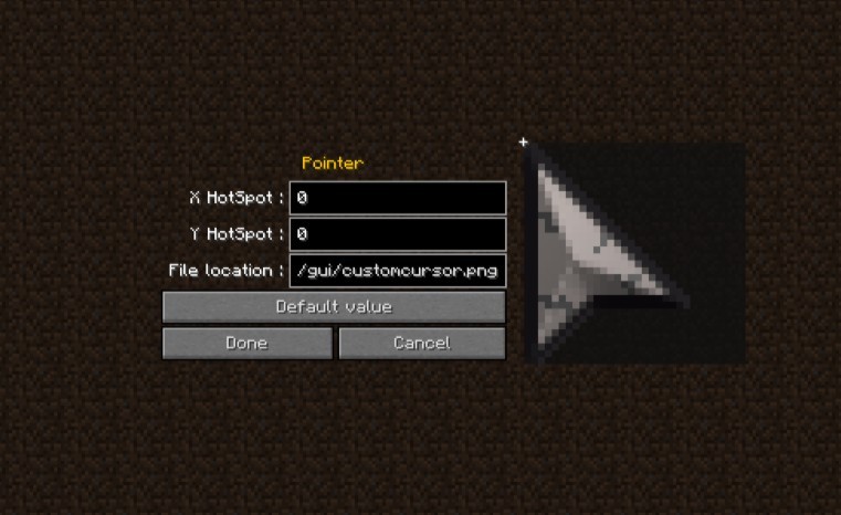 《我的世界》1.16.5自定义鼠标光标MOD