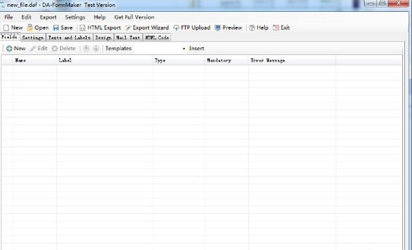 DA FormMaker(HTML表单制作工县)v4.13