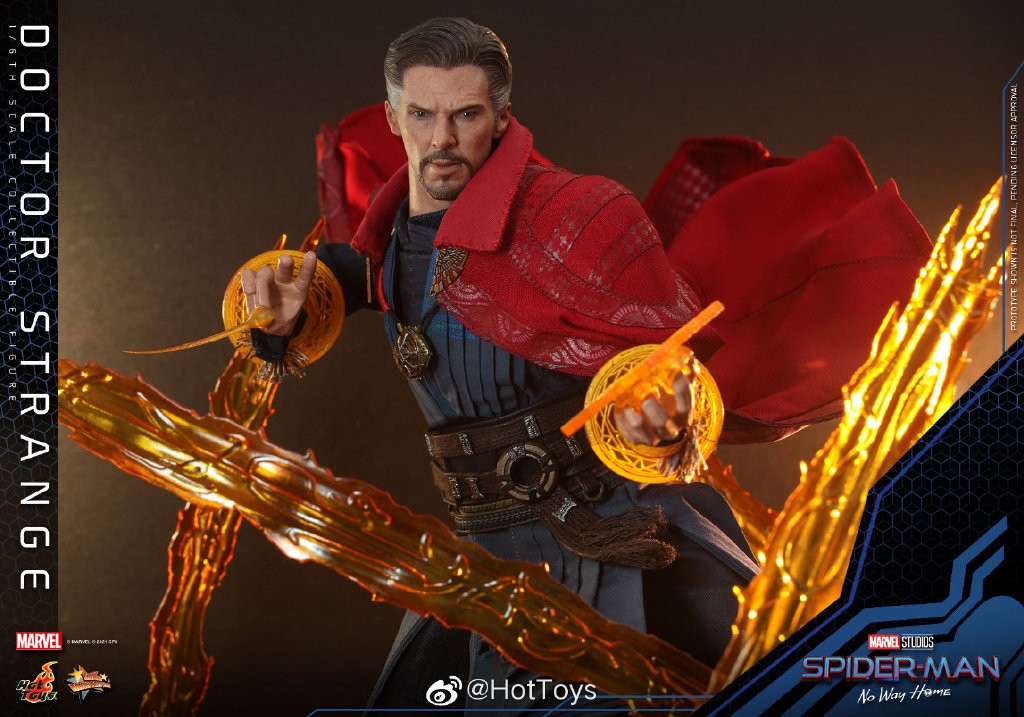 HotToys《蜘蛛侠：英雄无归》1/6奇异博士人偶 售价1980元