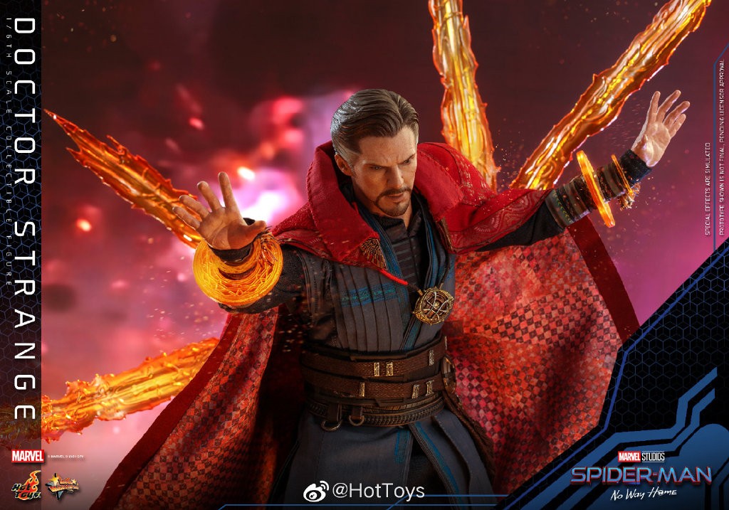 HotToys《蜘蛛侠：英雄无归》1/6奇异博士人偶 售价1980元