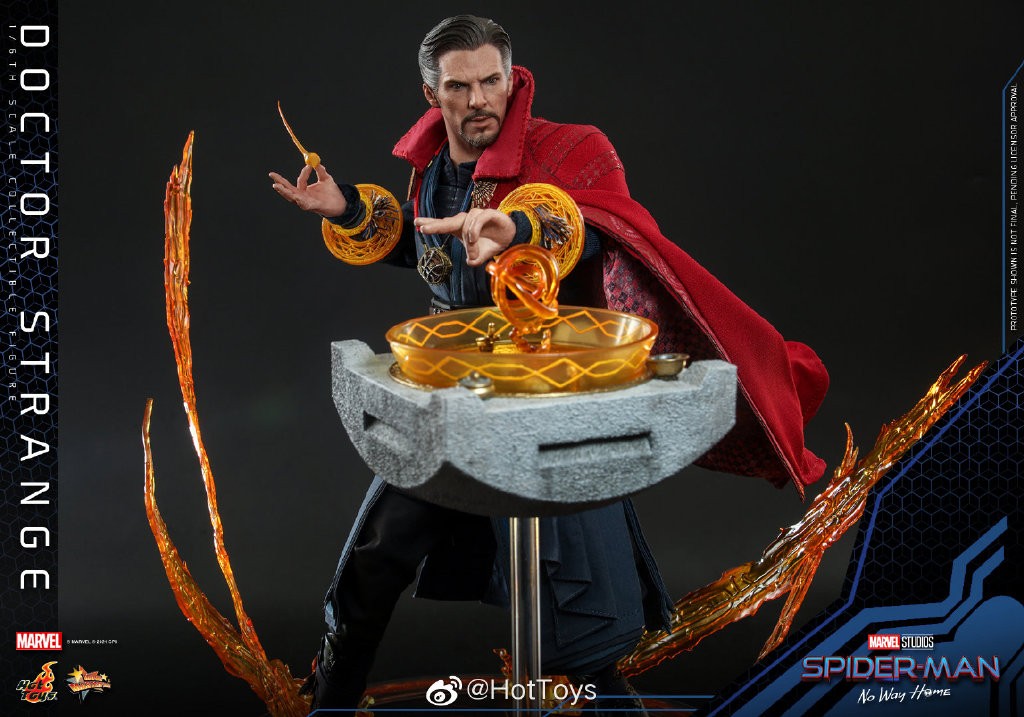 HotToys《蜘蛛侠：英雄无归》1/6奇异博士人偶 售价1980元