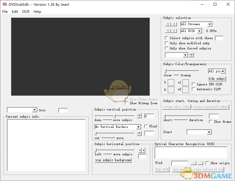 DVDSubEdit(显示修改DVD字幕)v1.501