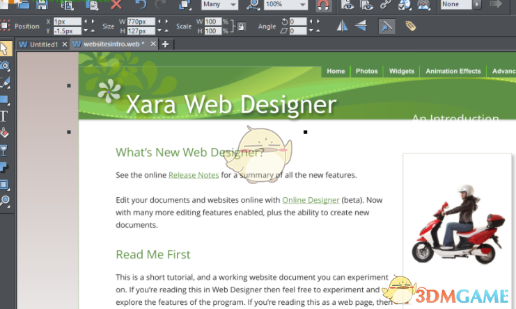 xara web designer premium(网页设计制作工具) 15.0