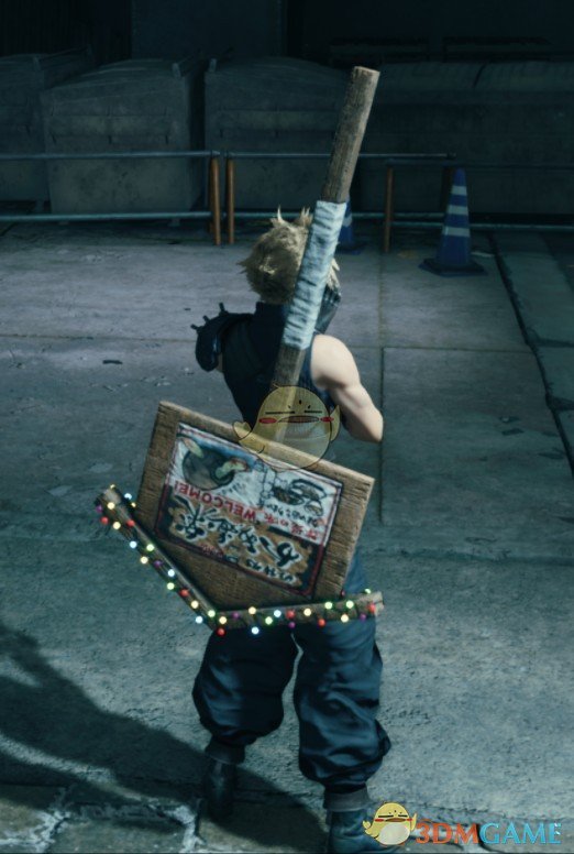 《最终幻想7：重制版》破坏剑趣味外观替换MOD