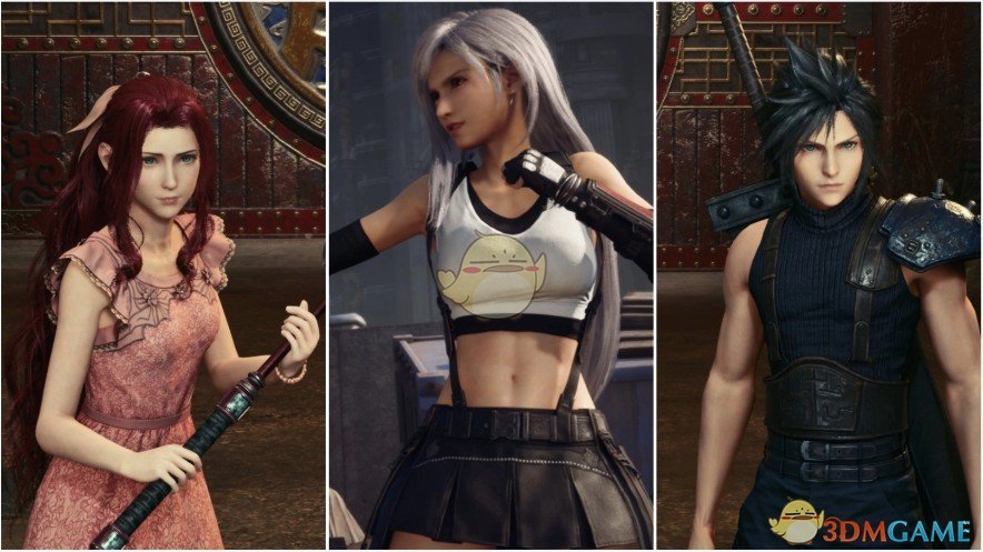 《最终幻想7：重制版》爱丽丝，蒂法和克劳德发色包MOD