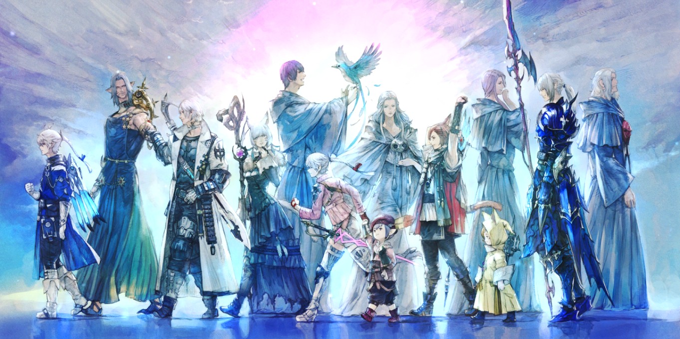 《Wallpaper Engine》最终幻想14晓月的终焉人物绘图动态壁纸