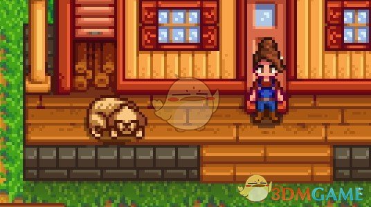 《星露谷物语》宠物睡在小床上MOD