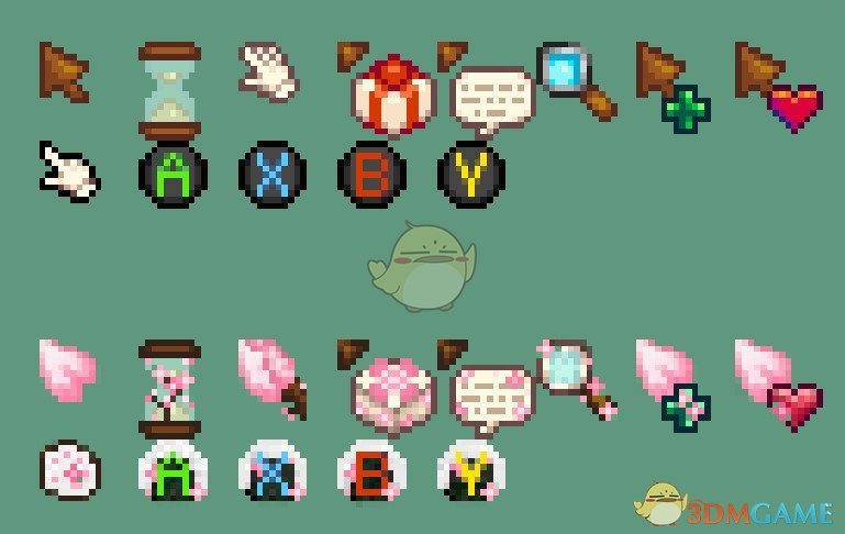 《星露谷物语》樱花主题鼠标光标MOD