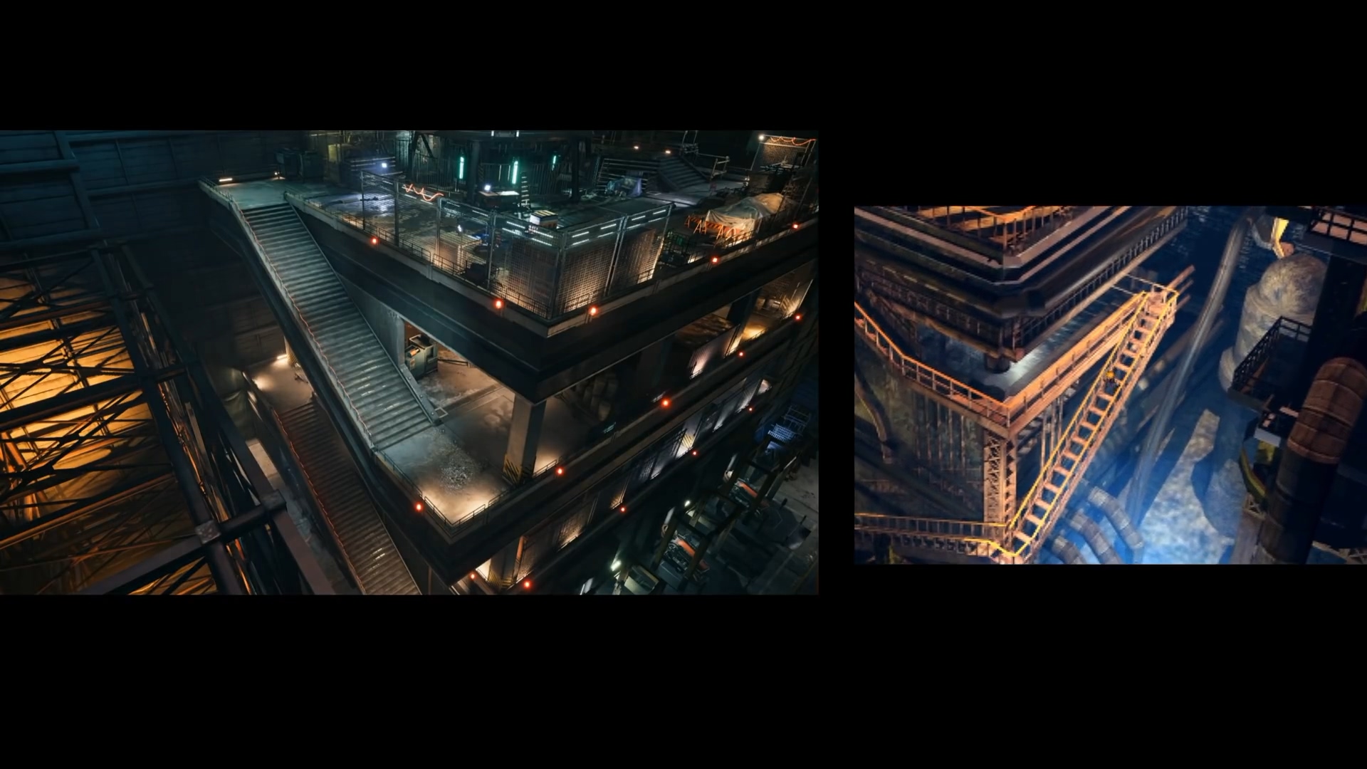 用97年原版视角运行《最终幻想7：重制版》效果展示