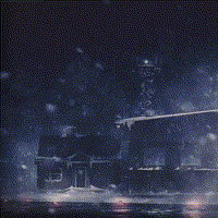 《Wallpaper Engine》暴雪中的飞机跑道动态壁纸