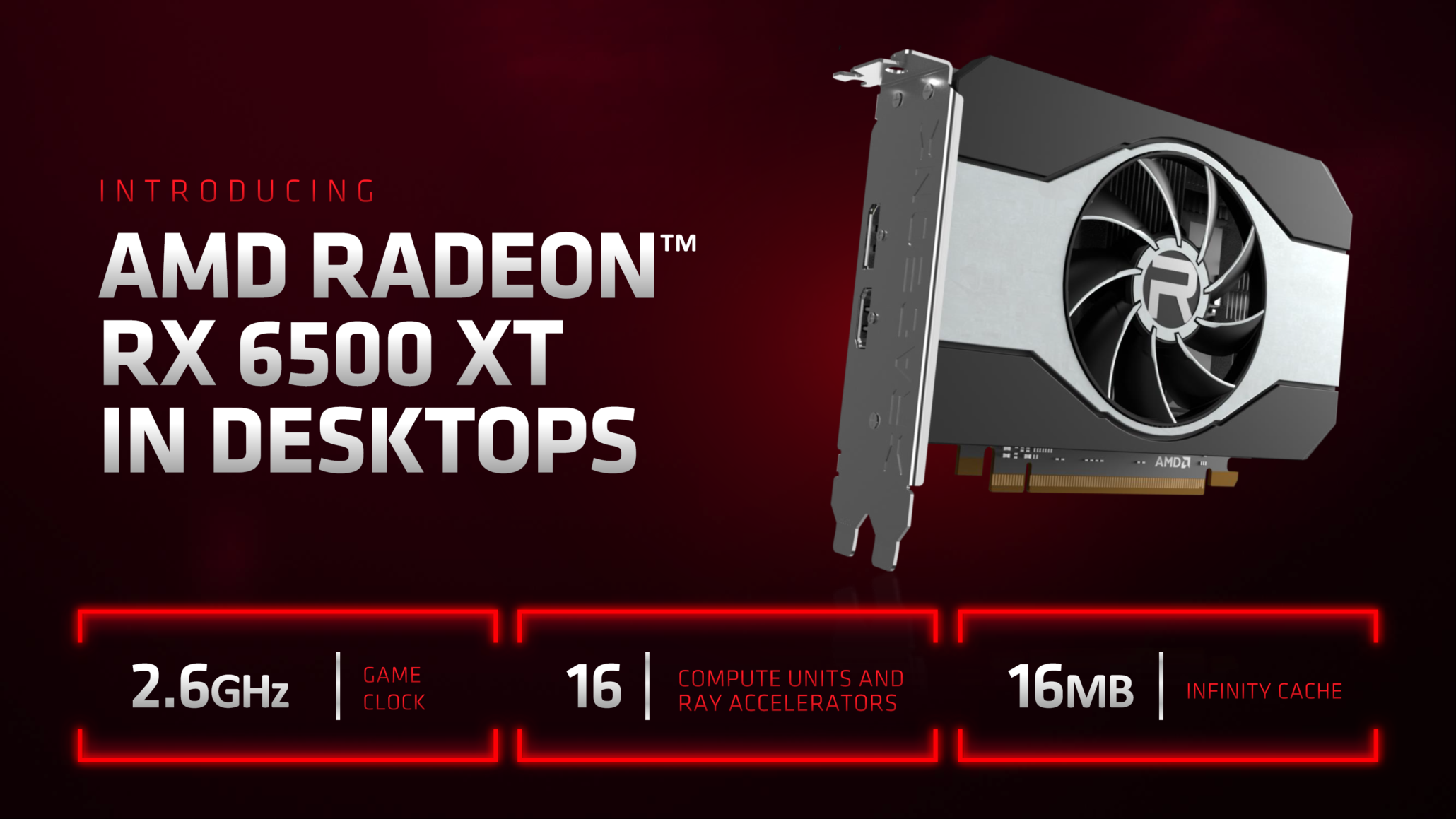 RX 6500 XT评测出炉：GTX 1650 SUPER水平
